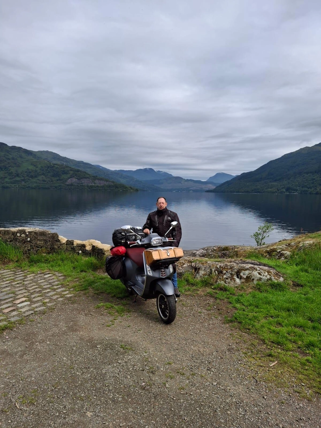 Fahrrad auf Flyer von Vespa Club Mannheim